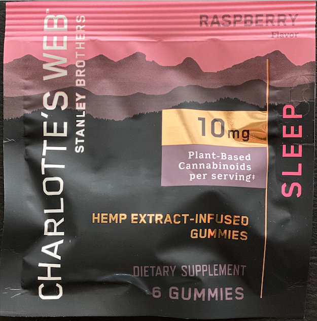 Charlotte's Web Sleep, 10 Mg, Gummies, Raspberry Flavor